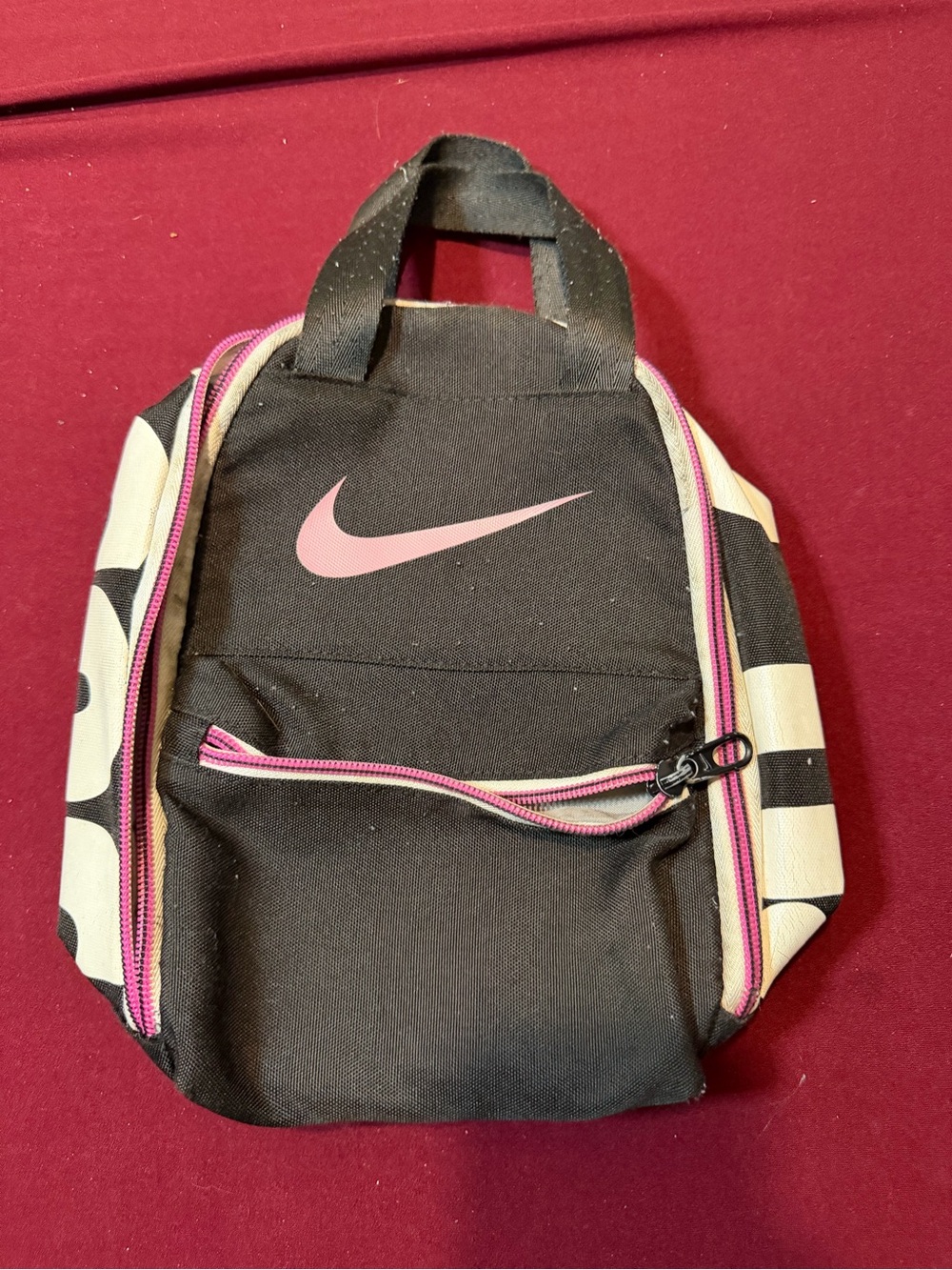 Nike Black & Pink Mini- Sporty lunch Bag